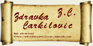 Zdravka Čarkilović vizit kartica